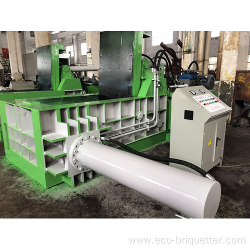 Side Push-out Scrap Aluminum Iron Steel Metal Baler